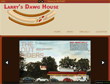 Tablet Screenshot of larrysdawghouse.com
